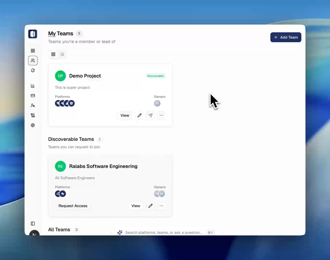 Feature Teams Discovery